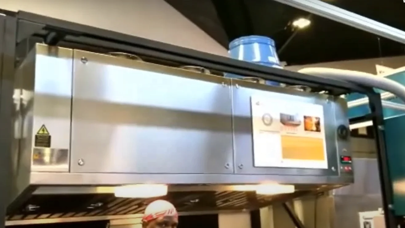 kitchen smoke and gas disposal machinery Commercial Hybrid Exhaust Range hood