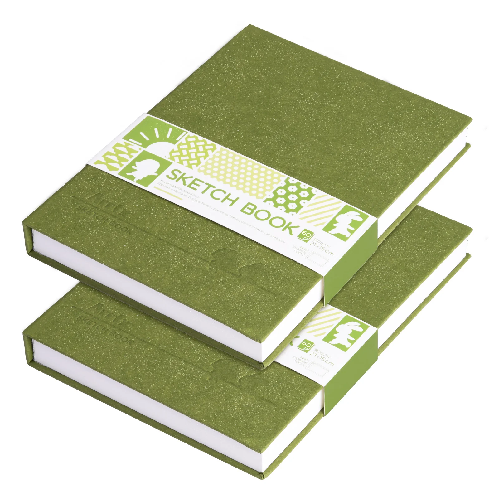 for Drawing 60 Sheets A5 Size for Pencil and Color Pencil Drawing Wholesale Watercolor Marker Sketch book