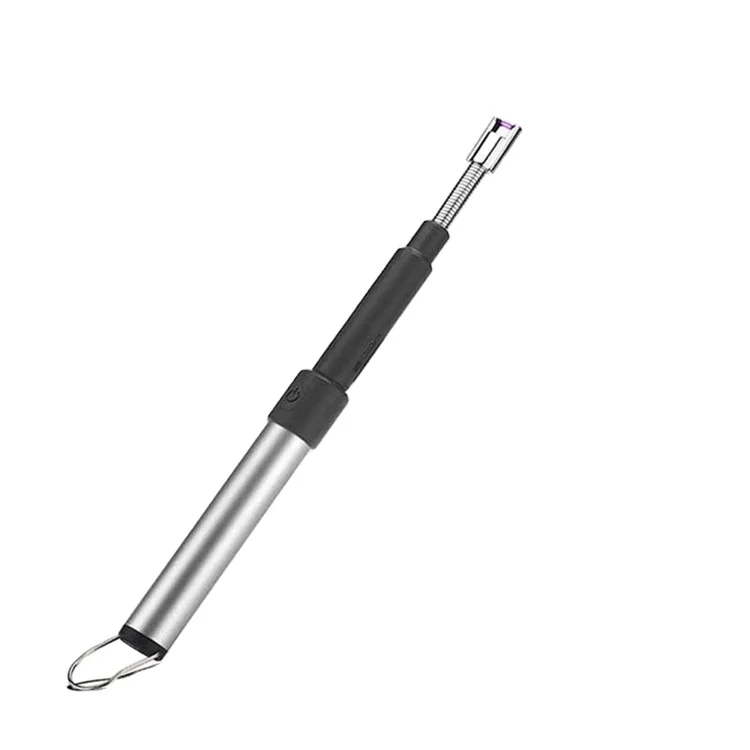 Professional extension tube electric arc lighter windproof single arc flame igniter  for outdoor using