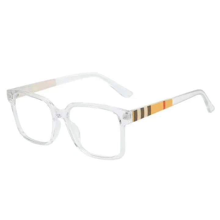 Latest Catalogue Luxury Designer Frame Glasses Classic Plaid Square Eyeglasses Blue Light Blocking Optical Eyewear Anteojos