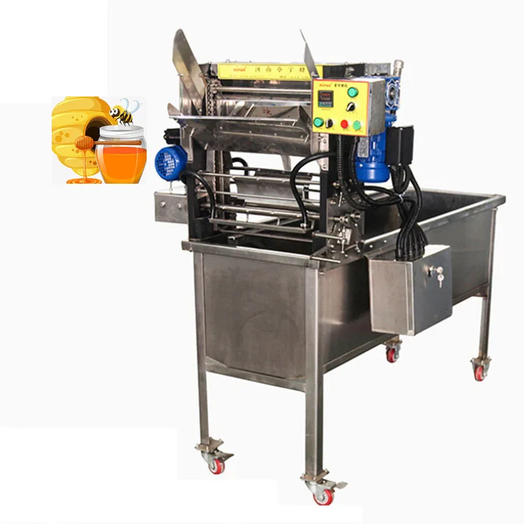  Automatic honey comb uncapping