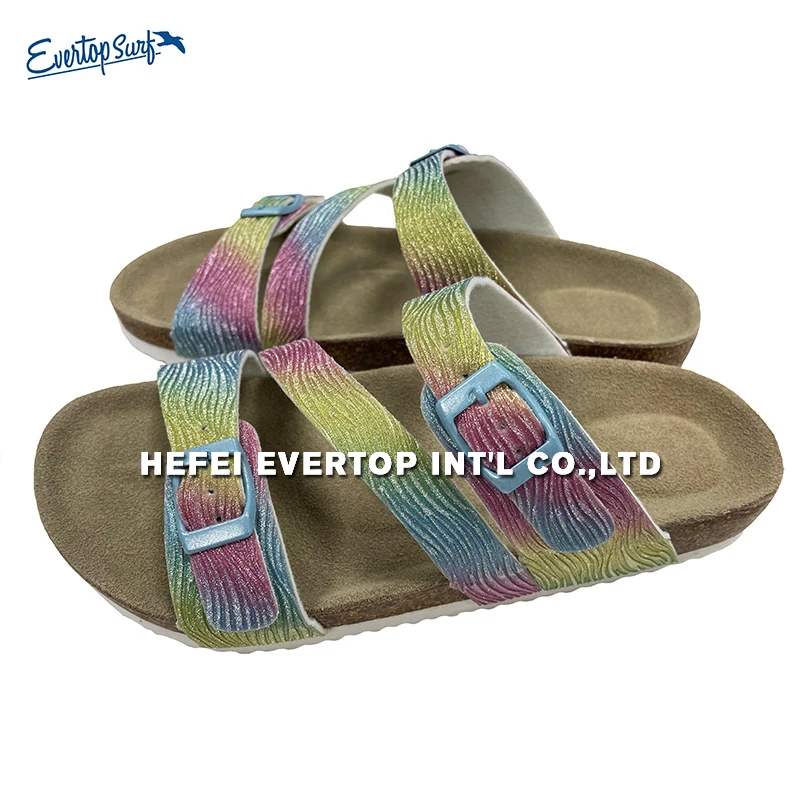 Chinese manufacturer indoor soft slippers non-slippery clogs cork sole slipper