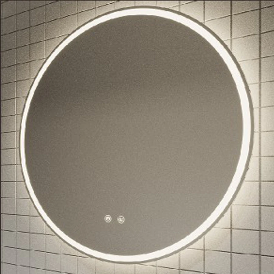 Smart LED Illuminated Backlit Mirror with Built in TV Customized Clear Sale Silver Bluetooth Music Light Speaker Lamp