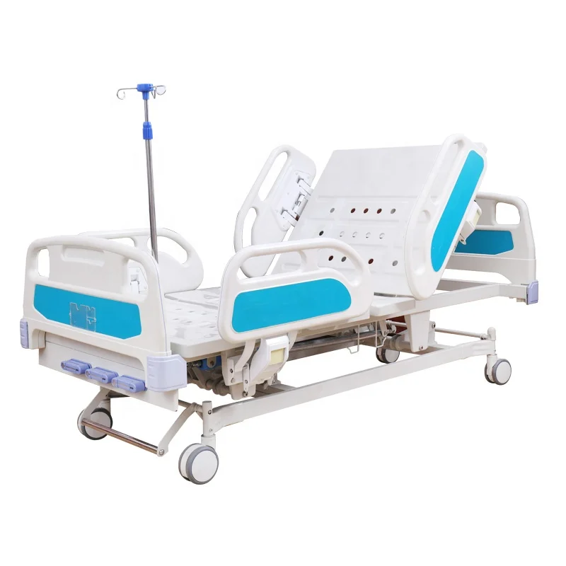 
Hospital equipment 3 cranks patient manual medical bed 