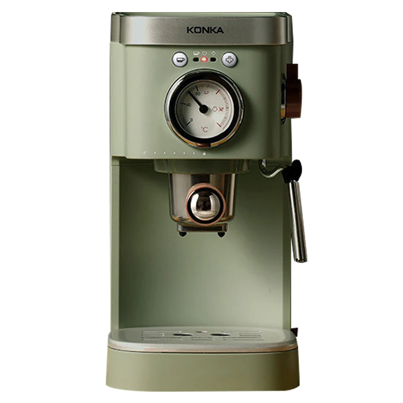 Konka new Italian semi-automatic coffee machine, commercial coffee machine household extraction steam milk foam