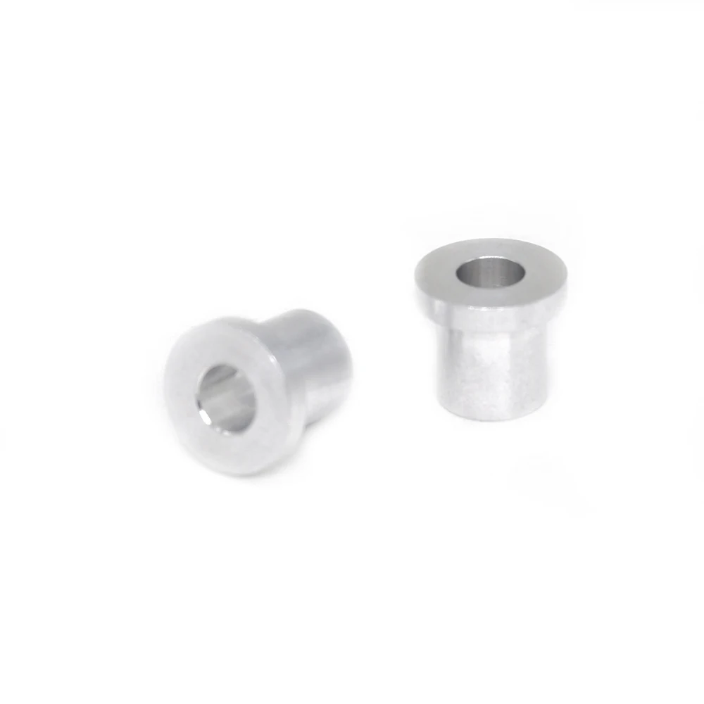 CNC Turning Stainless Steel Hollow Tube End Bushing with Flat Washer Automatic Transmission Shift Tube Bushing