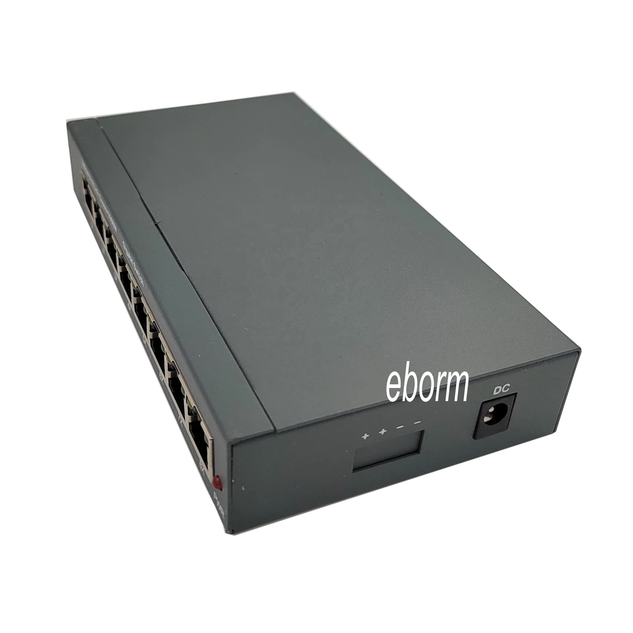 8-Port 10/100/1000Mbps Ethernet Network Switch HUB Desktop Fast lan managed DC12V-56V spoe Switcher Adapter