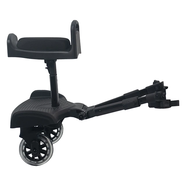 Multifunctional 2-in-1 Modern Child Folding Baby Stroller with Standing Board and Reclining Seat for travel