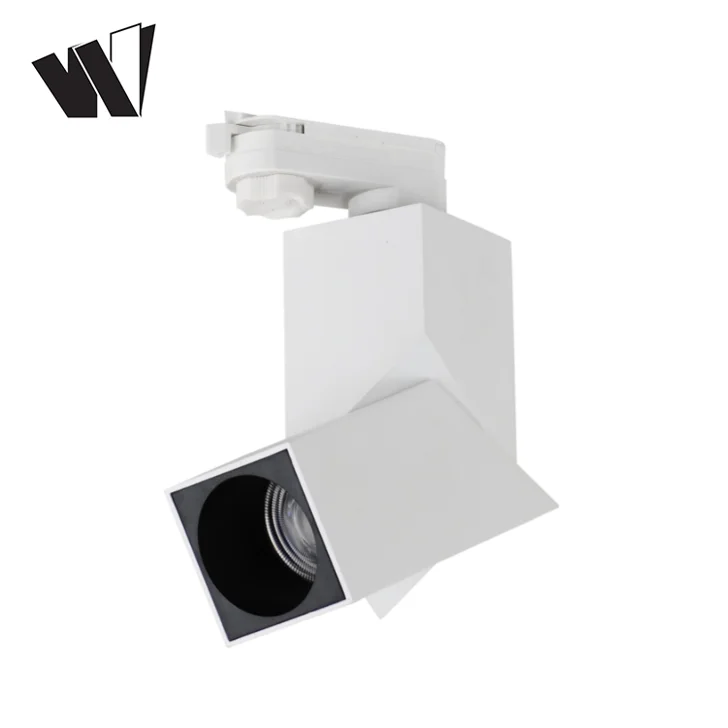 Dimmable Led Track Light High Quality Modern Adjustable square 9w 15w Luminous Body Lamp Item Office with SAA CE approved