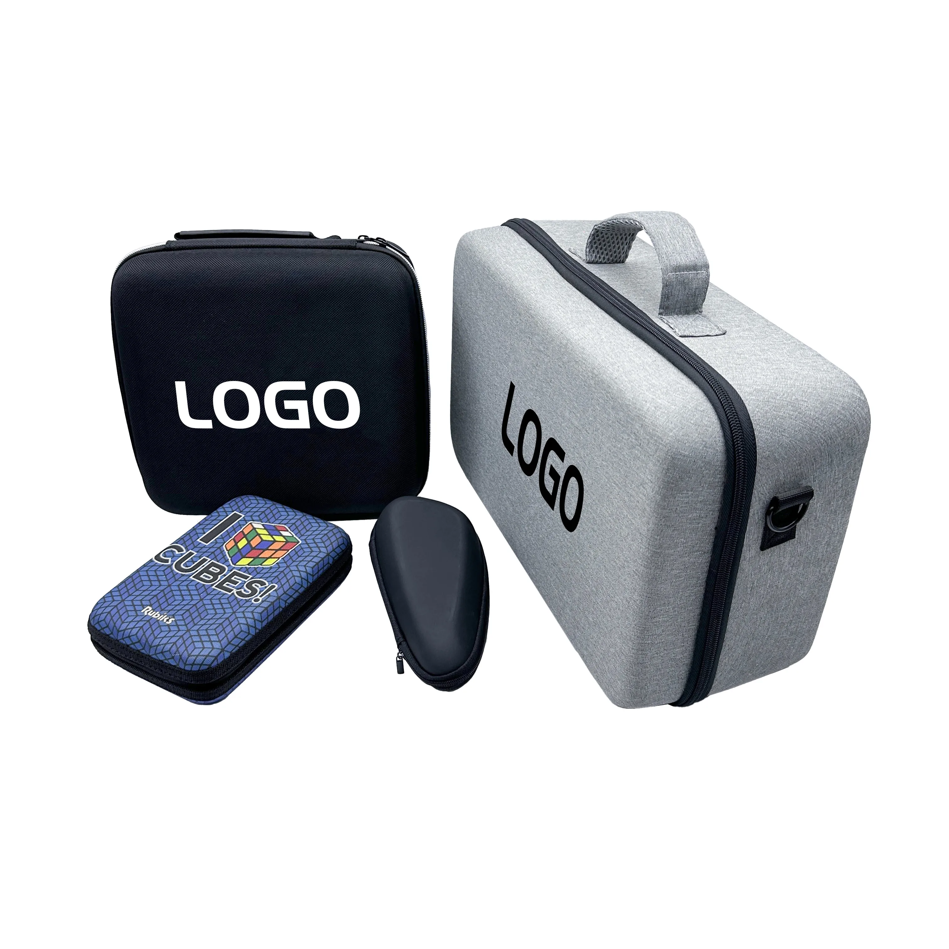 Portetive Travel Carrying Zipper Hard  EVA Case Customized Waterproof EVA Molded Carrying  Tool Box EVA Tool Case with Foam