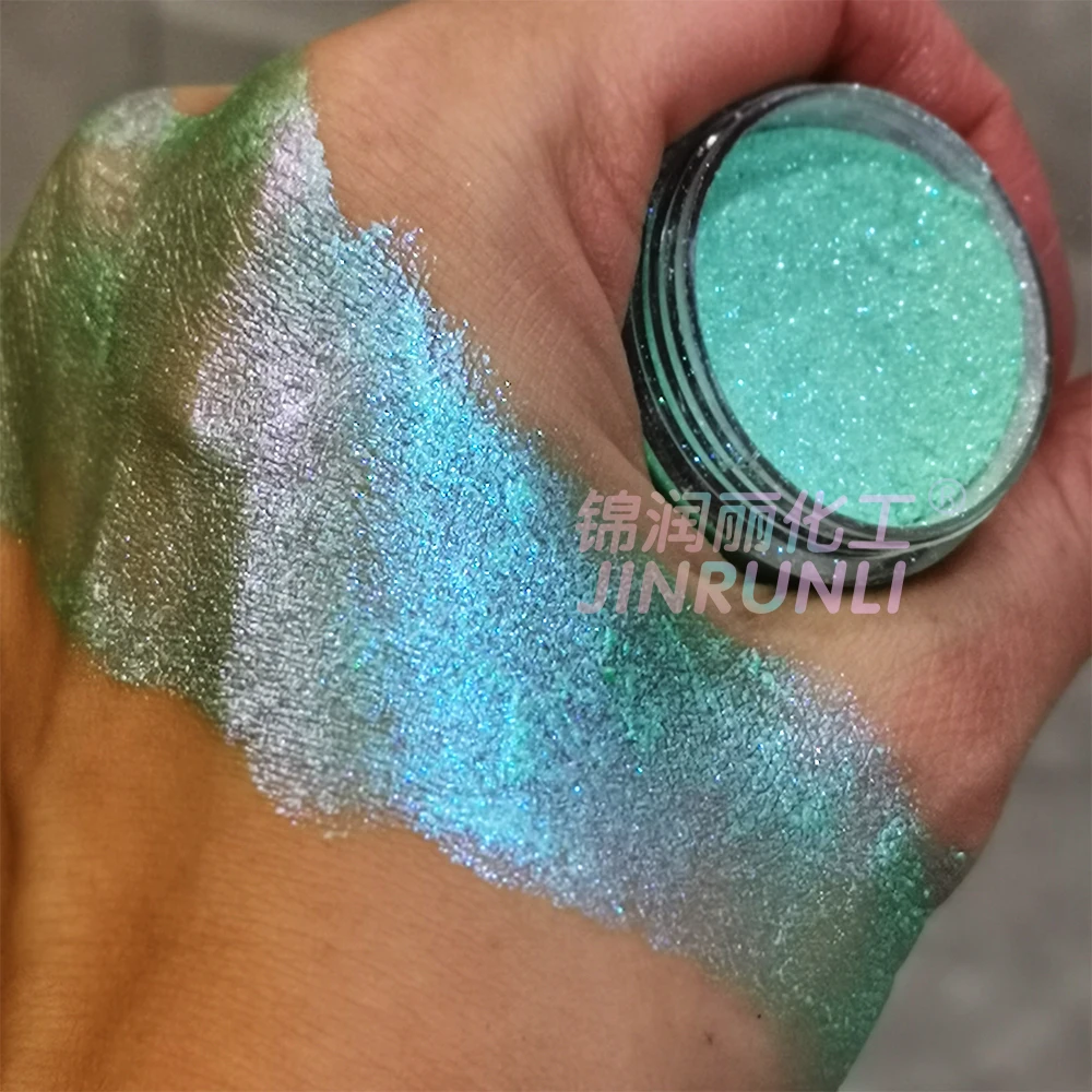 Colorful Coated Pearlescent Makeup Eye Shadow Pigments Loose
