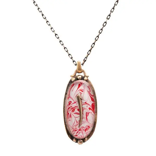 Ebrulu Whirling Dervish Handcrafted Authentic Resin Necklace Cevsen Allah Muhammad Islamic Razaman Mubarak  Protective Prayer