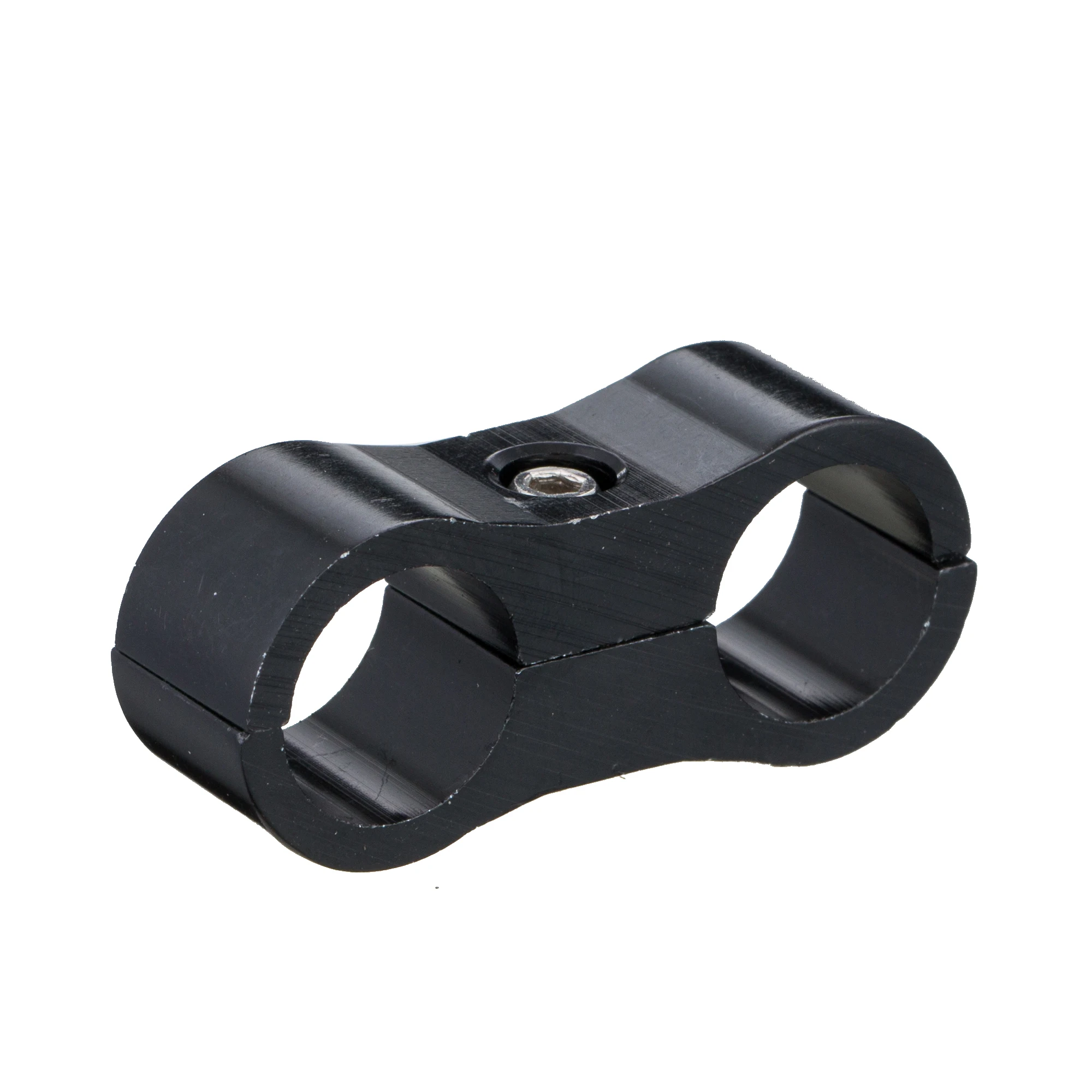 High Quality Billet Dual Hose Separator Clamp Fitting Connector 4AN 6AN 8AN 10AN 12AN for Braid Oil Fuel Hose Line