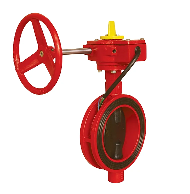 Water groove fire signal butterfly valve Fire Fighting Fire Hydrant Grooved Manual Butterfly Valve