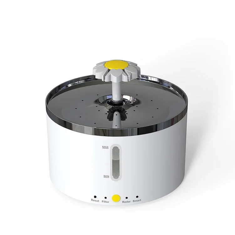 Automatic Pet Water Fountain with Anti-Dry Burning Pump, Water Level Window, Ultra-Quiet Dog Cat Water Dispenser