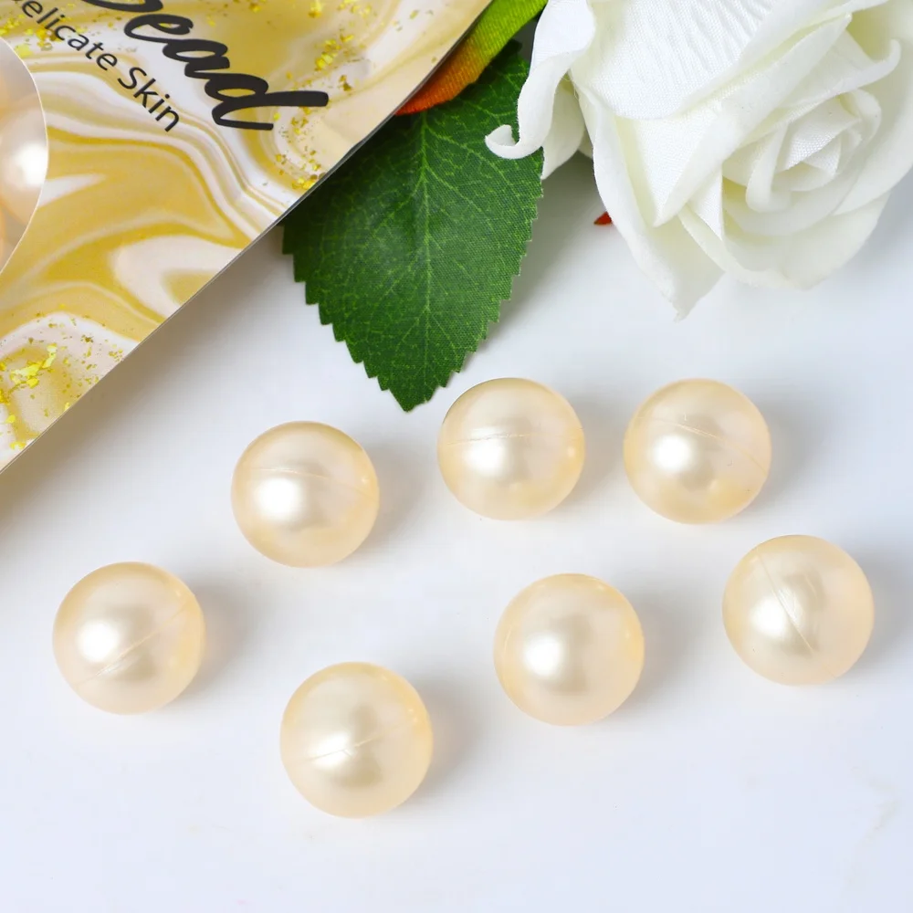 Custom Logo Bath Oil Pearls Essential Oil SPA Body Skin Moisturizing Beads Scented Vegan Wholesale Bath Oil Beads Bath Pearls