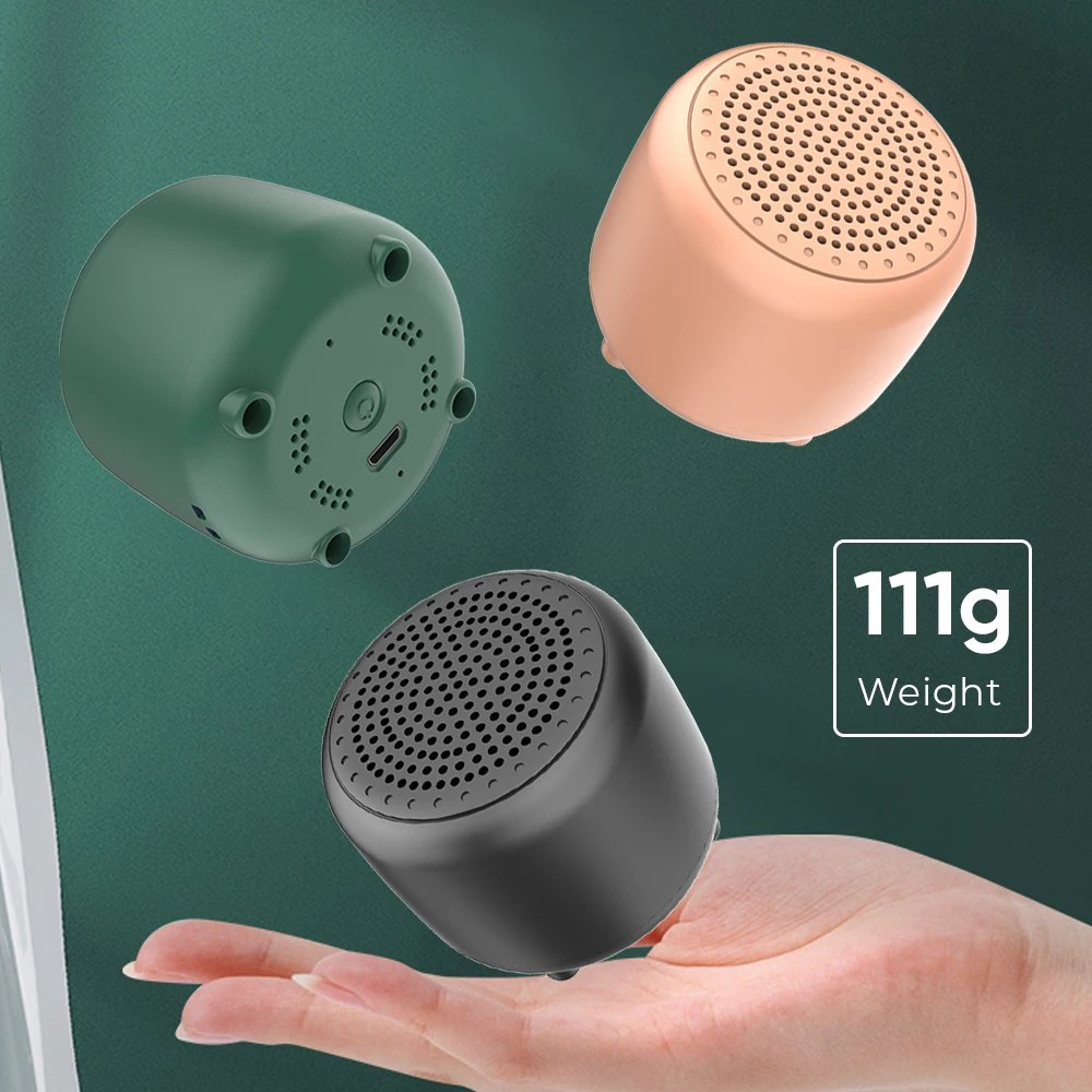 Беспроводные мини-динамики MICCELL Портативная колонка с ремешком для ПК mp3 музыкальный плеер дискотеки