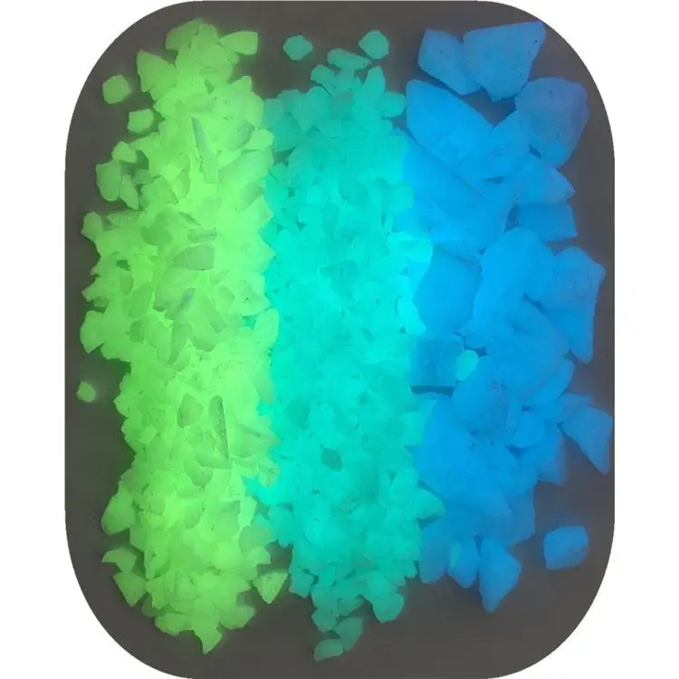 Superior quality natural luminous stones beads glow In The Dark Garden Stone Luminous