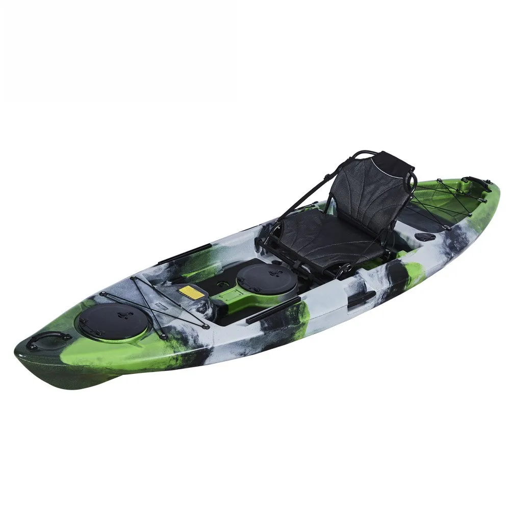 Plastic kayak Rotary-Plastic kayak Kayak Raft Single boat Single platform boat with seats nine-inch seat boat
