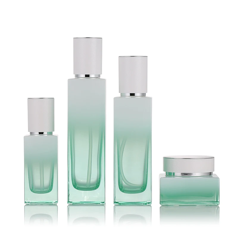 20ml 30ml 40ml 50ml 60ml glass bottle Surface treatment of anodized aluminum cosmetic liquid oil dropper bottle