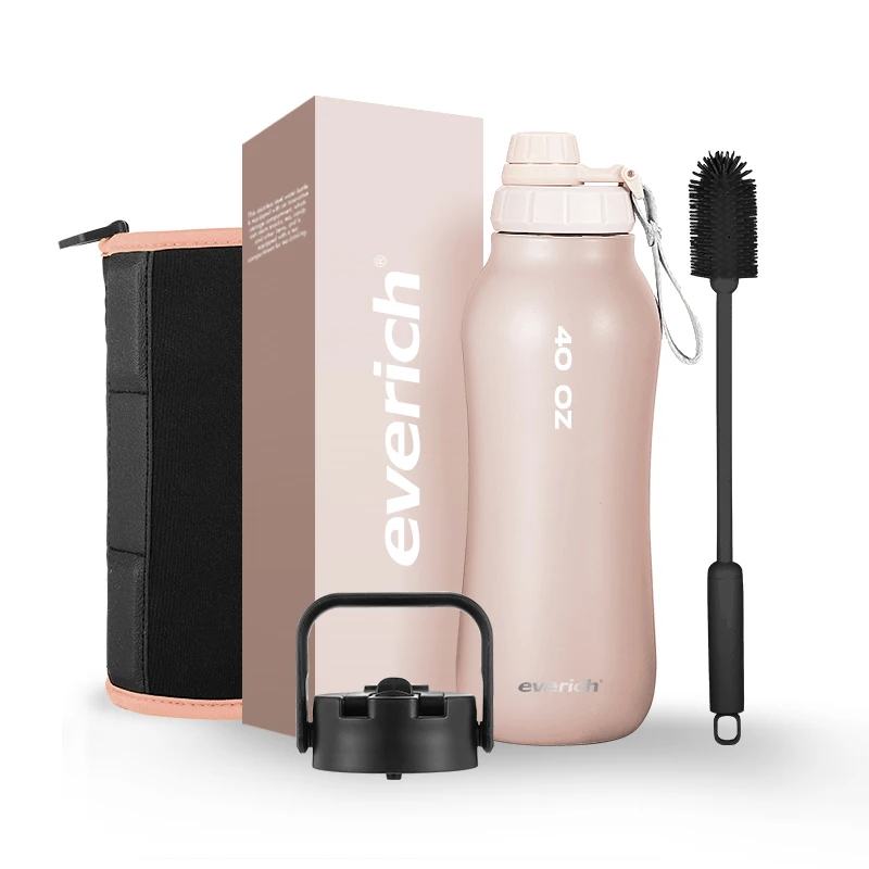 New shape design 24 oz Vacuum Insulated Stainless Steel Water Bottle gym water bottle easy to carry water bottles with custom lo