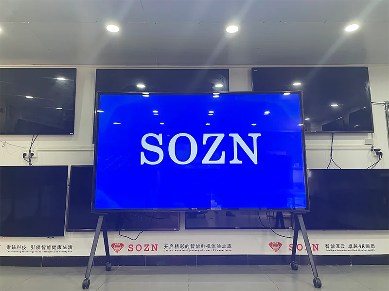 Large screen 100 inch flat screen tv Smart Android numbers 100 inch tv price with tempered glass led tv 100 inch 4k smart