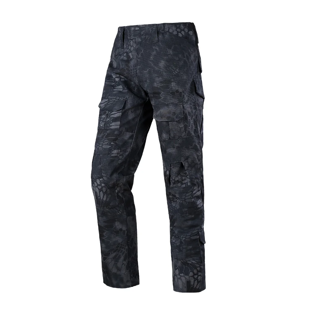 
Typhon Camouflage Military Trousers Mens Black Camo Tactical bdu Combat Pants 