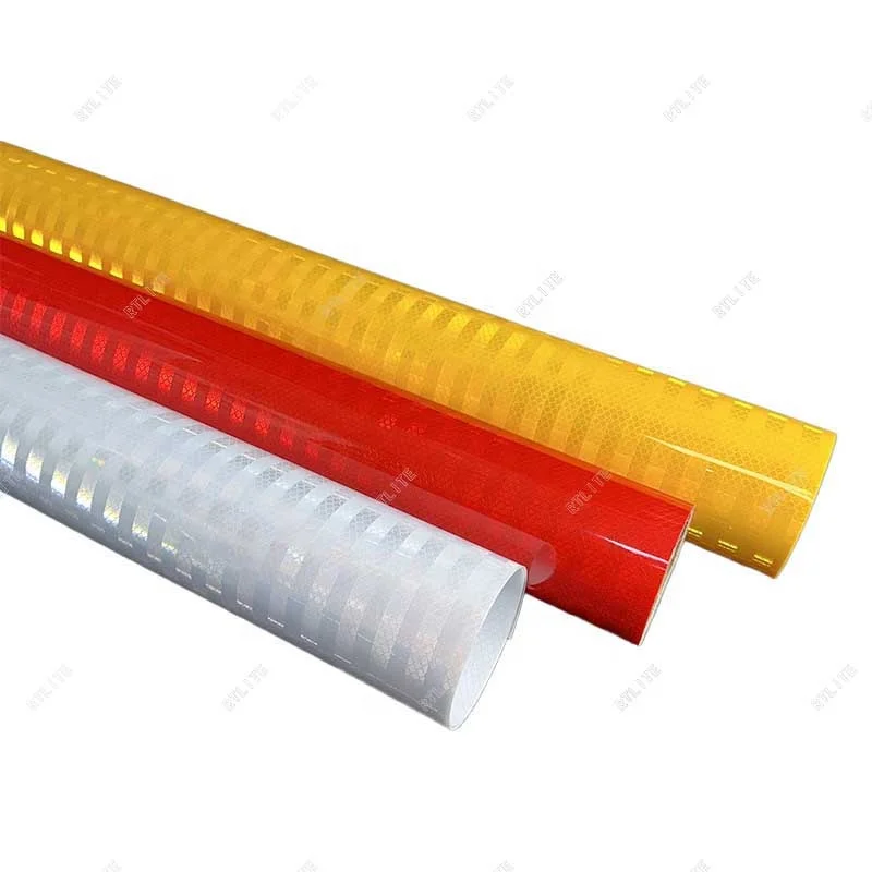 HP Latex Printing Self Adhesive Diamond Grade HIP Grade Acrylic Material Vinyl Reflective Sheeting for Traffic Sign