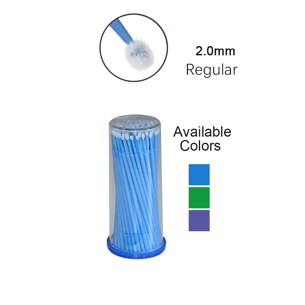 Paint Touch Up Brushes Disposable Micro Brush Applicators with Regular 2.0 mm Tips - Auto Body Shop Auto Car Detailing