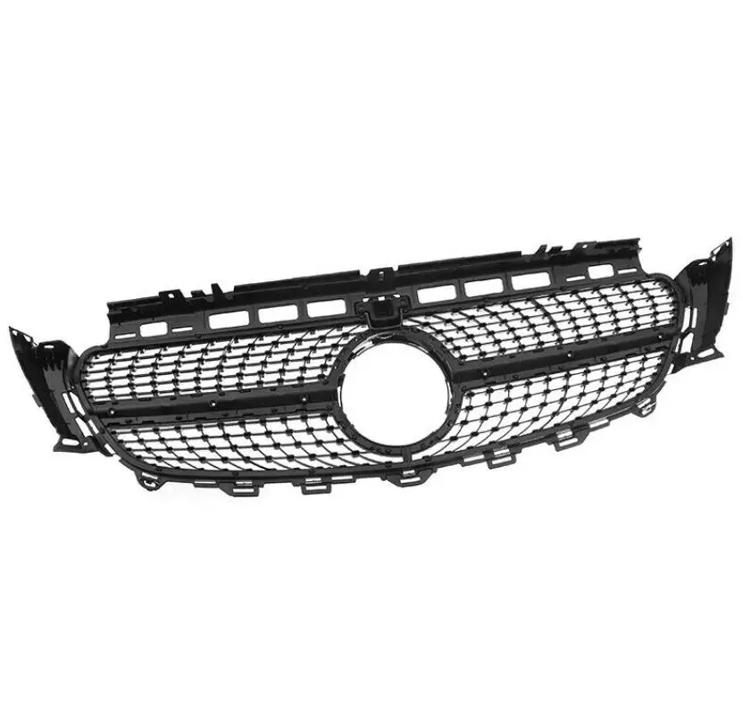 Автомобильные детали модель переднего гриля Алмазный Стиль с хромированной камерой для Mercedess W213 E350 E500