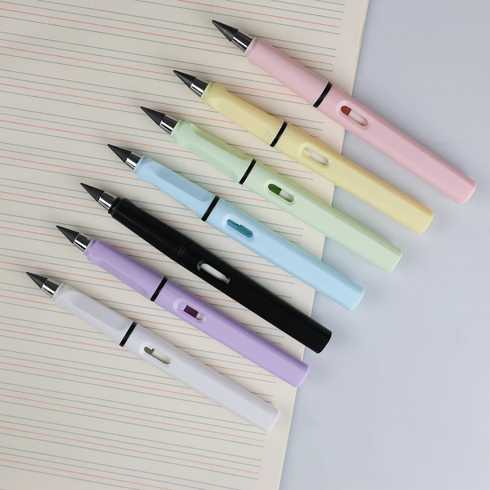 GemFully  plastic pencil inkless coloured pencil with eraser