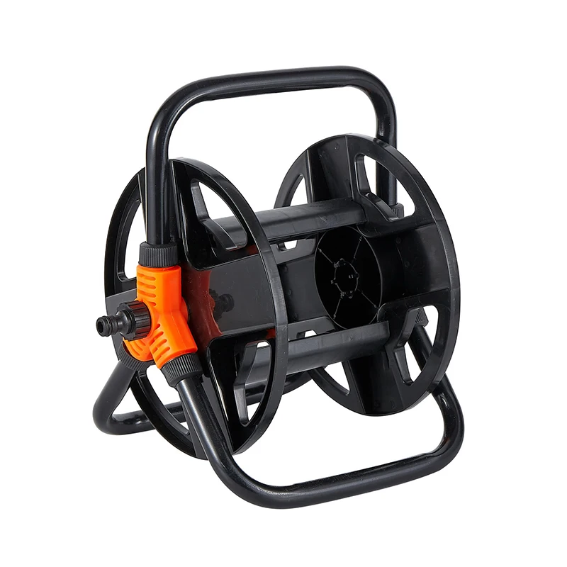 Cheap Price 15M 20M Portable Wall mounted Iron Frame Garden Hose Holder