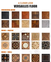 140 Models Choose New Design Artifical Interior Wood Floor Parquet Design Engineered Wood Floor