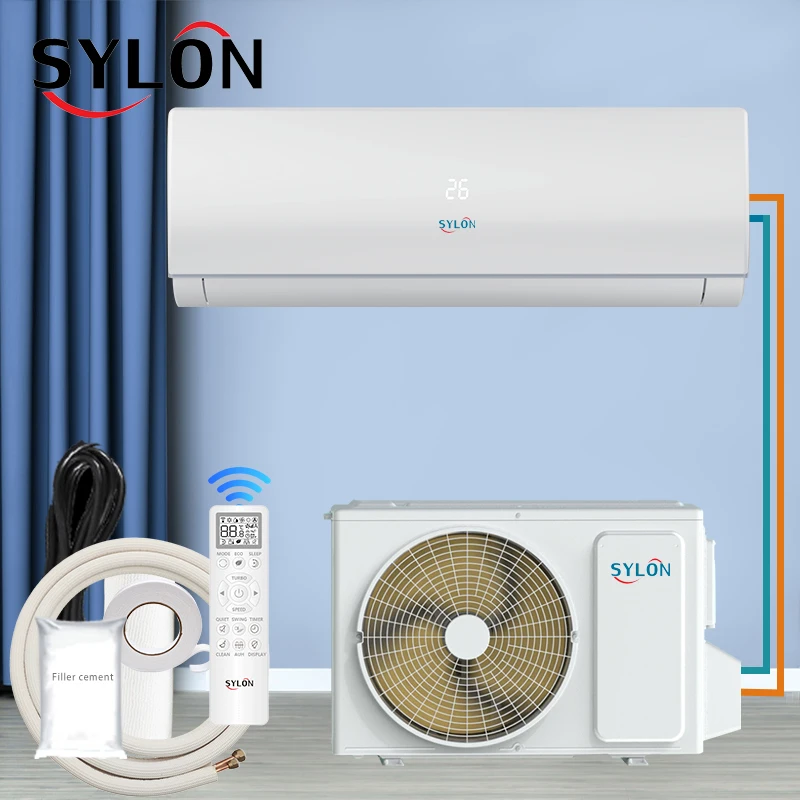 Sylon Supplier Cooling and Heating AC Cooler Units 9000btu Mini Split Wall Mounted Air Conditioners
