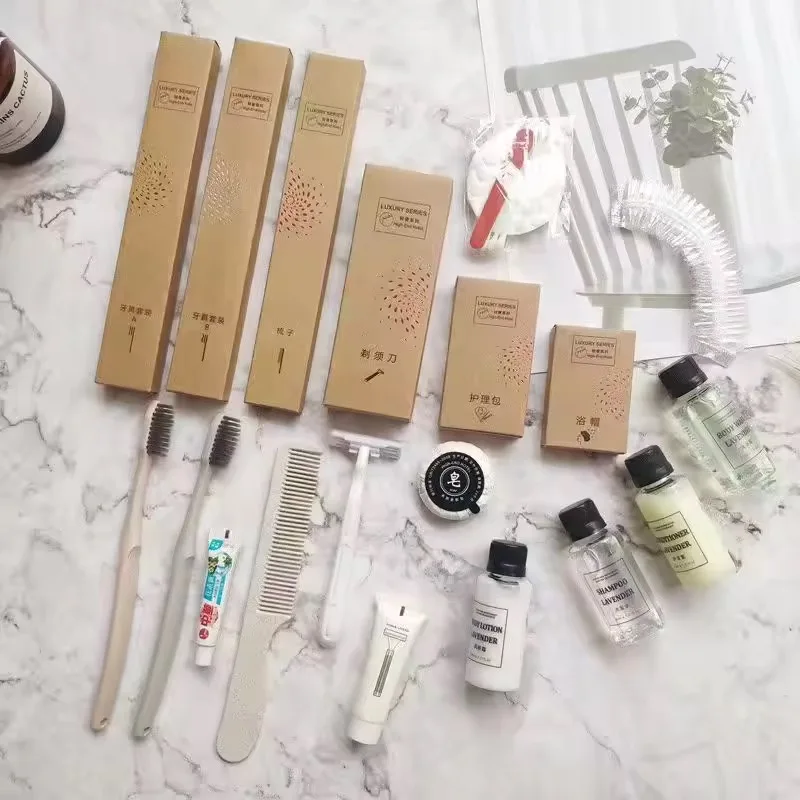 Luxury Dental Kit with Different Packings for Hotels Wholesale Toiletries Set Amenities