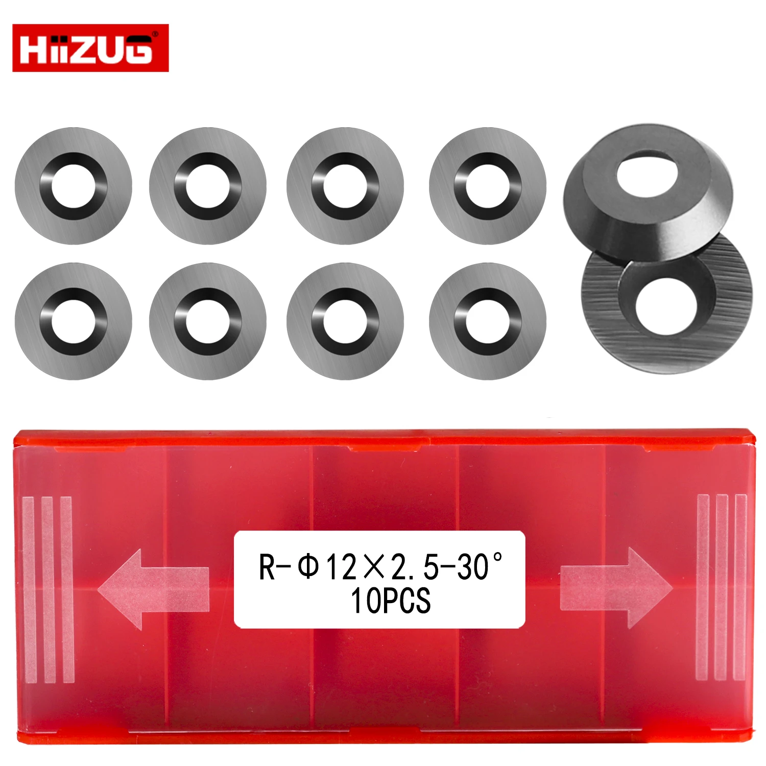 12mm Round Carbide Inserts Finisher Woodturning Tools Parts Woodworking Wear-resisting Tungsten Carbide Turning Inserts for DIY