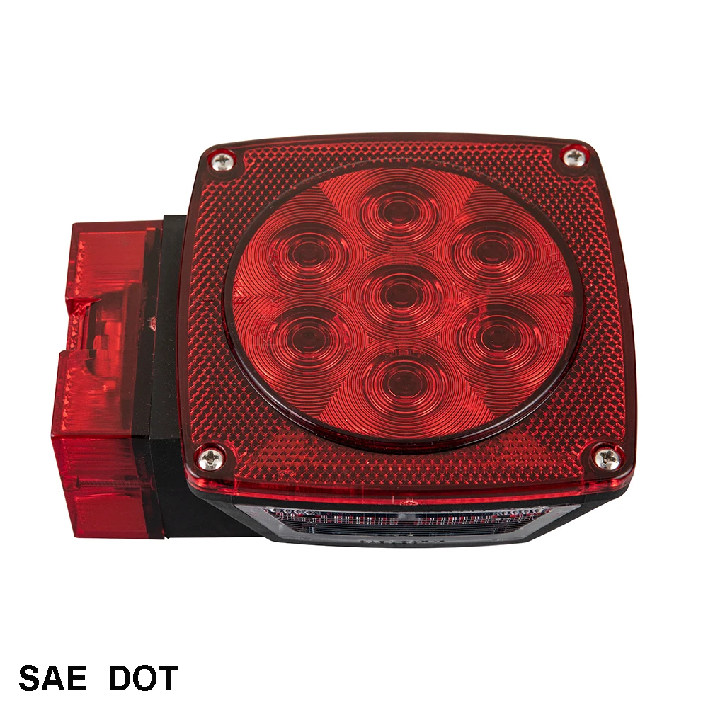 Square LED Combination Tail Light, Over 80 inch led trailer tail light