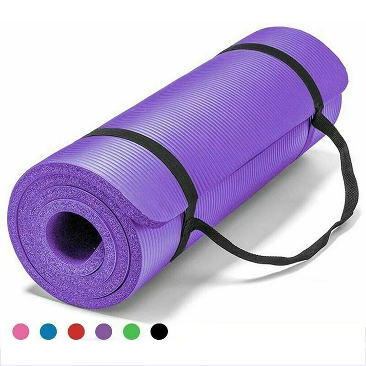 Eco Friendly Exercise Fitness Pilates Extra Thick Non-slip NBR Yoga Mat