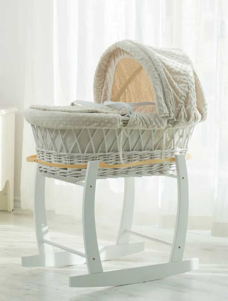 
Wicker baby moses basket 