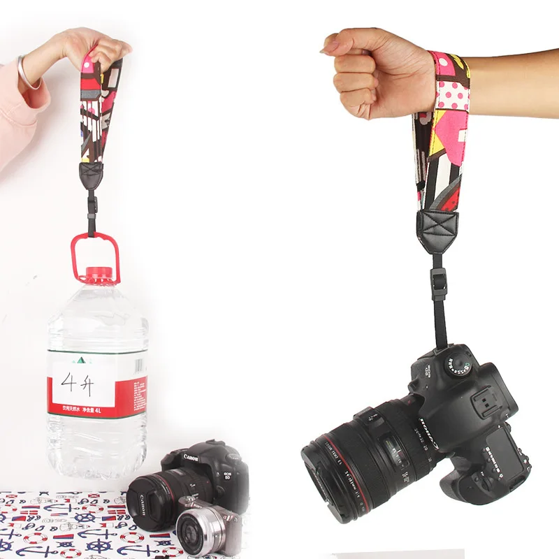 SLR Camera Wrist Straps Universal Digital Camera Wrist Strap Cute Personality Camera Anti-skid Hand Strap 100% Polyester Printed