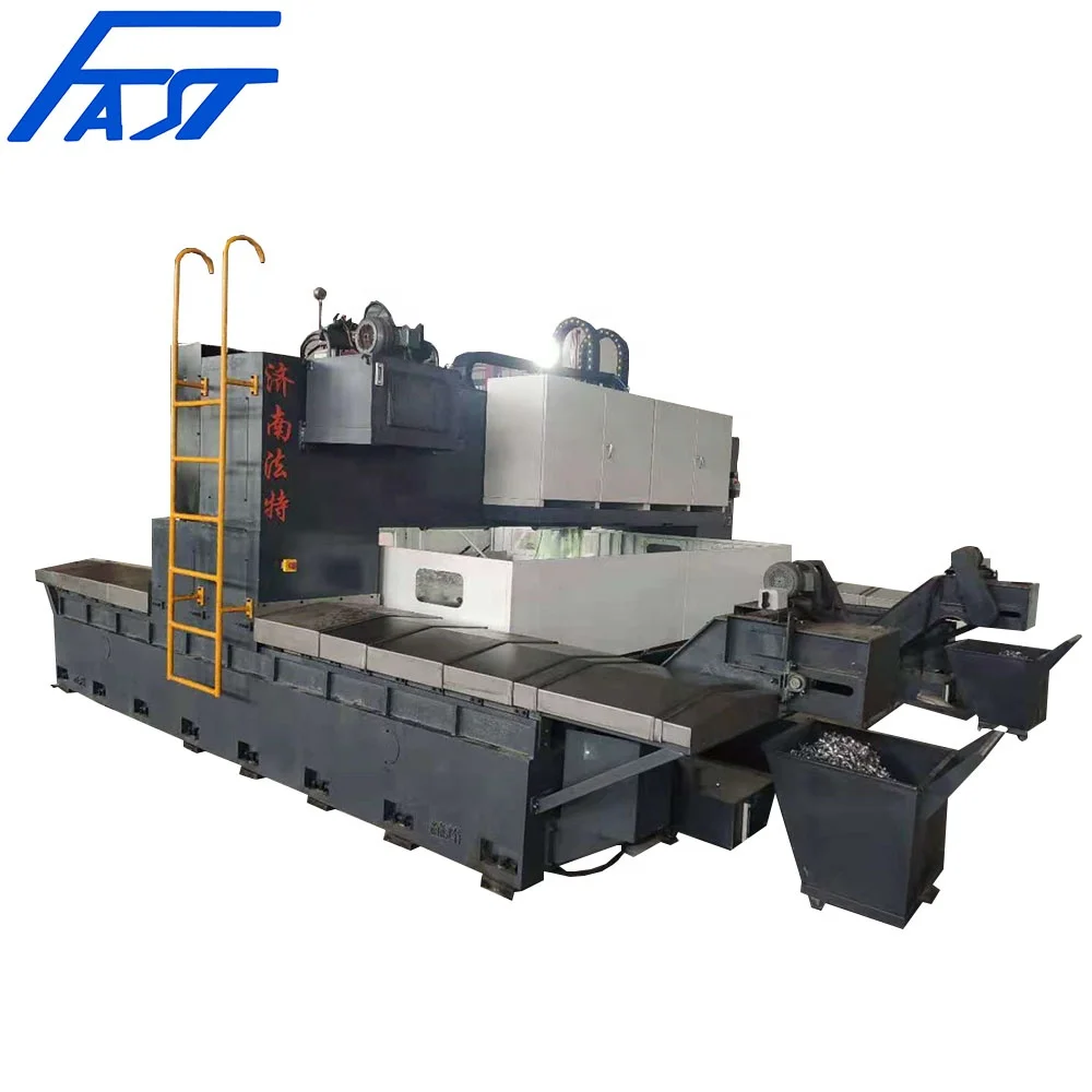 Jinan FAST Heavy Steel High-Speed CNC Drilling Machine For Tube Sheet Plate Rotation PZG3030