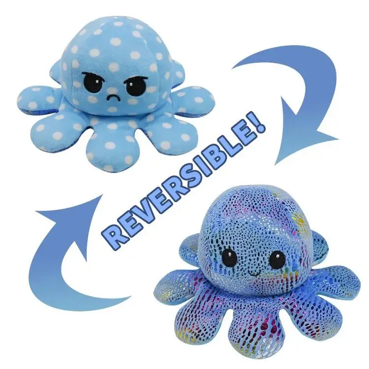 Hot Selling Plush Octopus 20 cm Custom Octopus Plush Toys Reversible Octopus Plush Toy