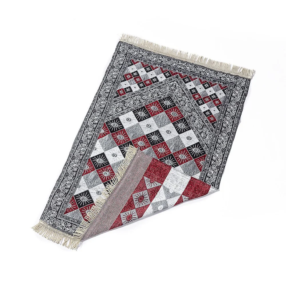 High Quality Polyster Hajj Foldable Prayer Rugs Islamic Custom Prayer Mat Muslim