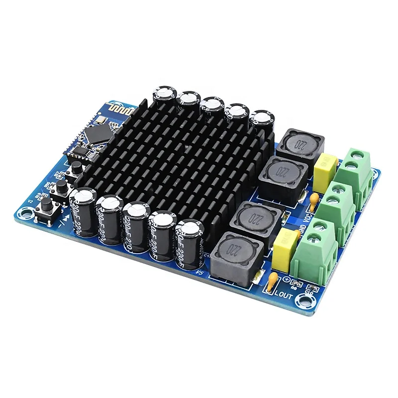  XH-A102 New 4 1 HD TDA7498 DC12-24V 100W + Плата цифрового усилителя высокой