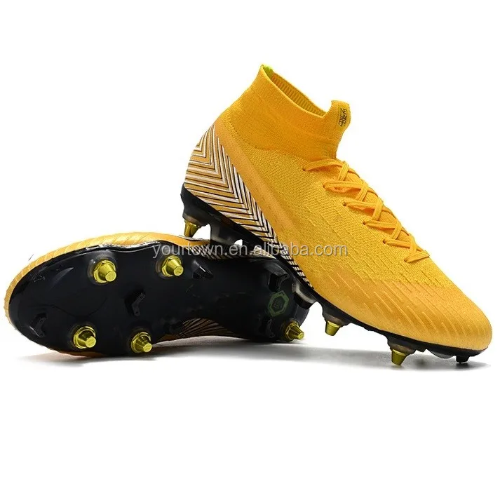 
top quality steel spike soccer cleats men custom soccer shoes football boots for men 2020 and 2021 soccer football shoes 