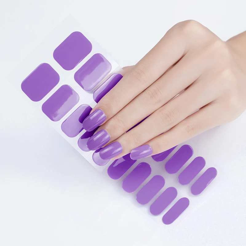 New Arrival Factory Price Uv gel Chameleon UV Gel Nail Art Wraps Semi Cured Gel Varnish Nail Polish Stickers With Light