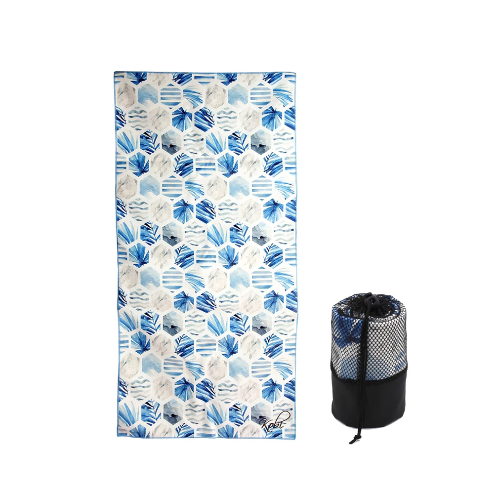 Free design custom orange stripes spa beach towel set fast shipping