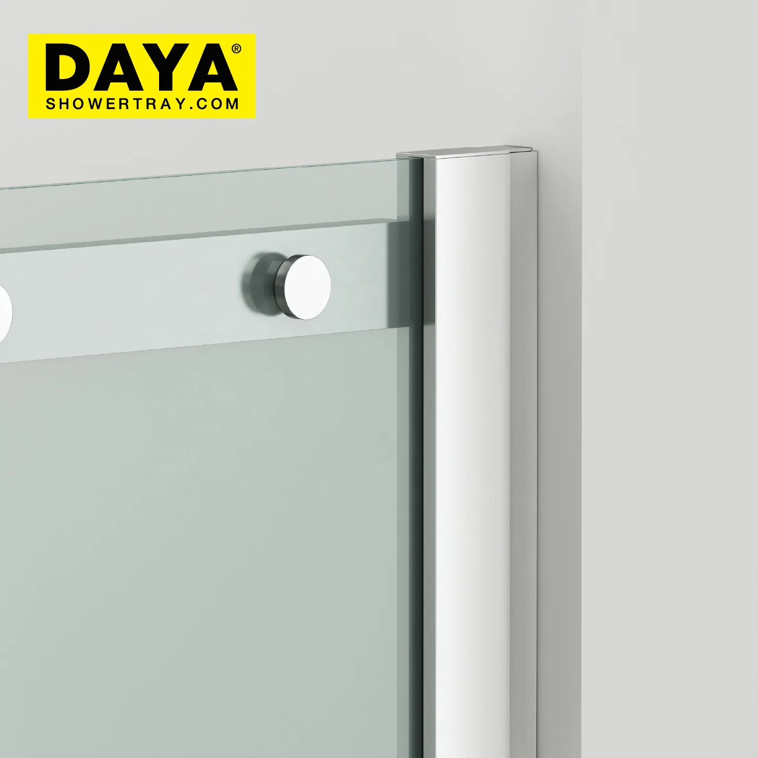 90x90cm Modern glass shower enclosure electroplate corner bathroom shower box circular shower enclosure