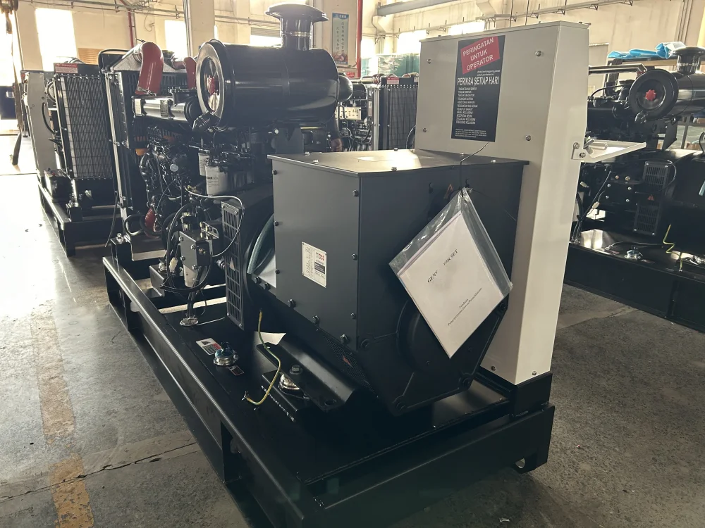 40kw three-phase open frame type diesel generator set for sale powered by good quality engine