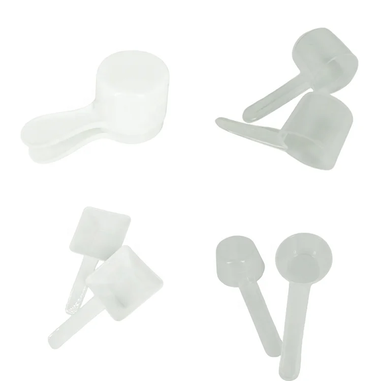 1g/2g/3g/5g/10g/15g hot sale plastic spoon pp milk powder scoop powder measuring spoon